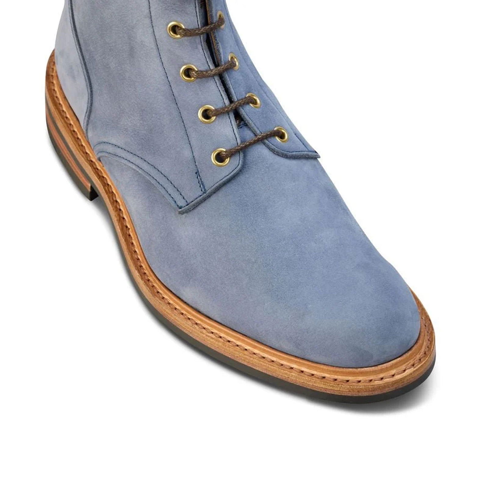 Bernwood Logger Boot Denim Hydro Nubuck - Milanese Leather