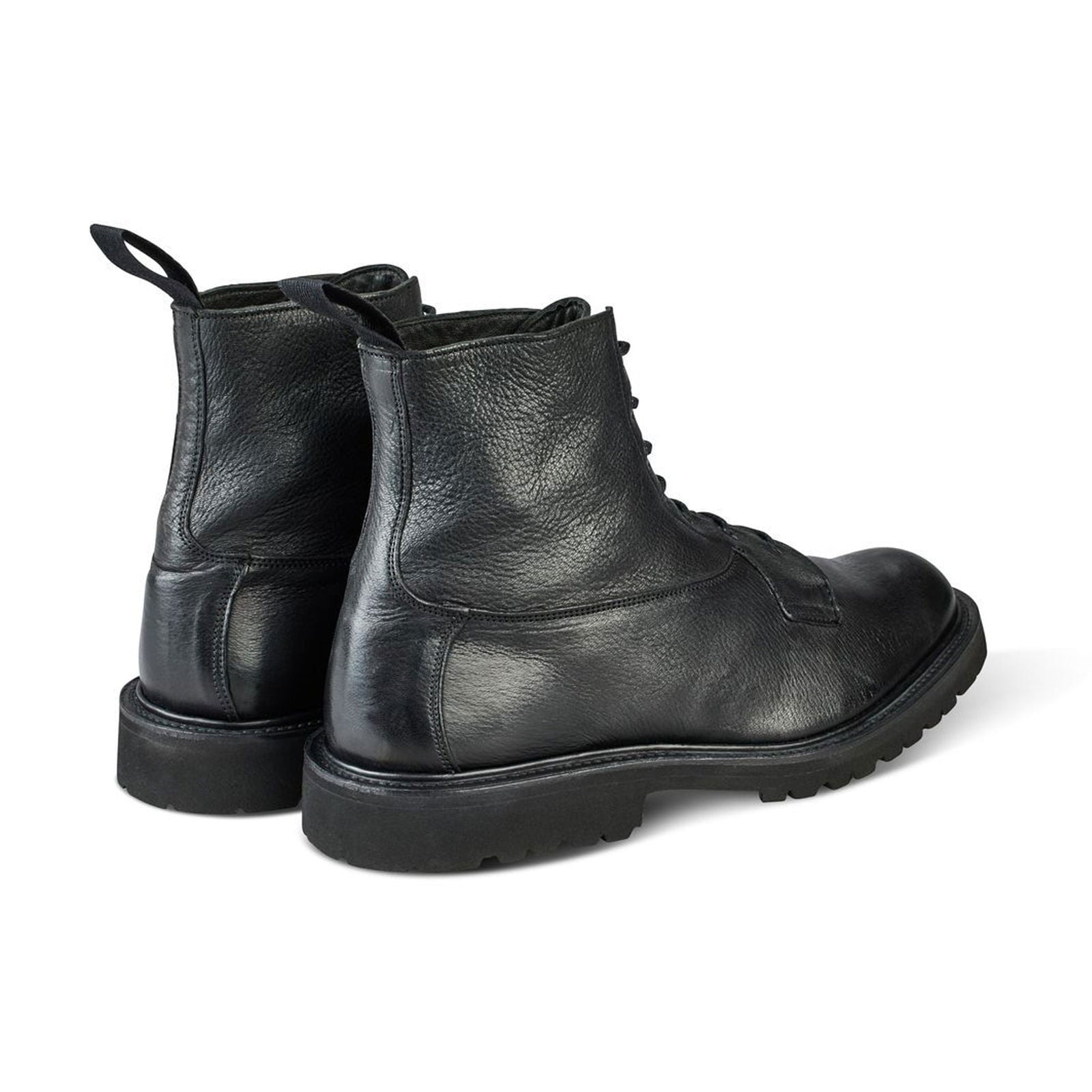 Burford Boot Black Olivvia Deerskin - Milanese Leather