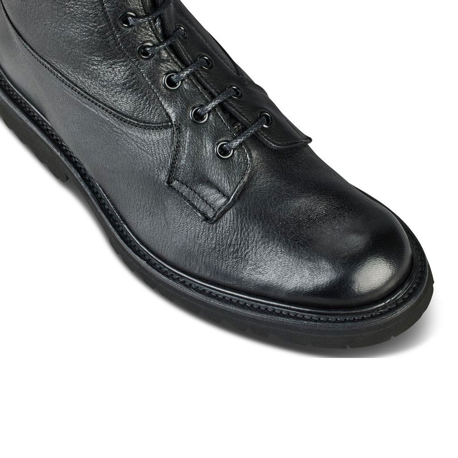 Burford Boot Black Olivvia Deerskin - Milanese Leather