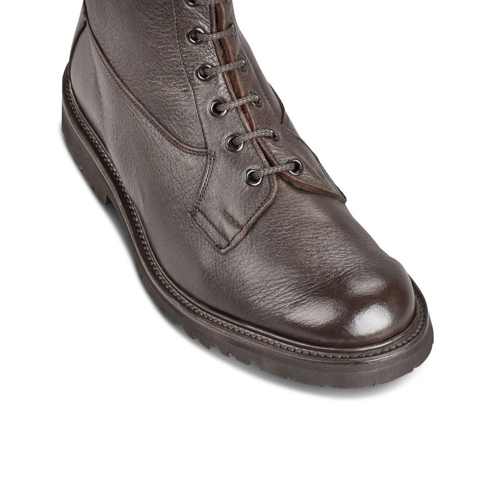Burford Boot Brown Olivvia Deerskin - Milanese Leather