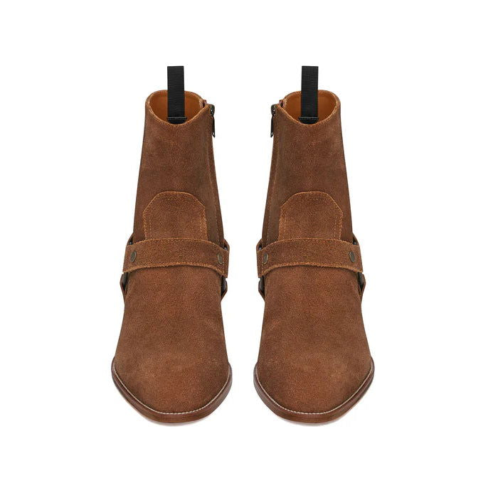 Eleanor Mccarty Side Zip Boots - Milanese Leather