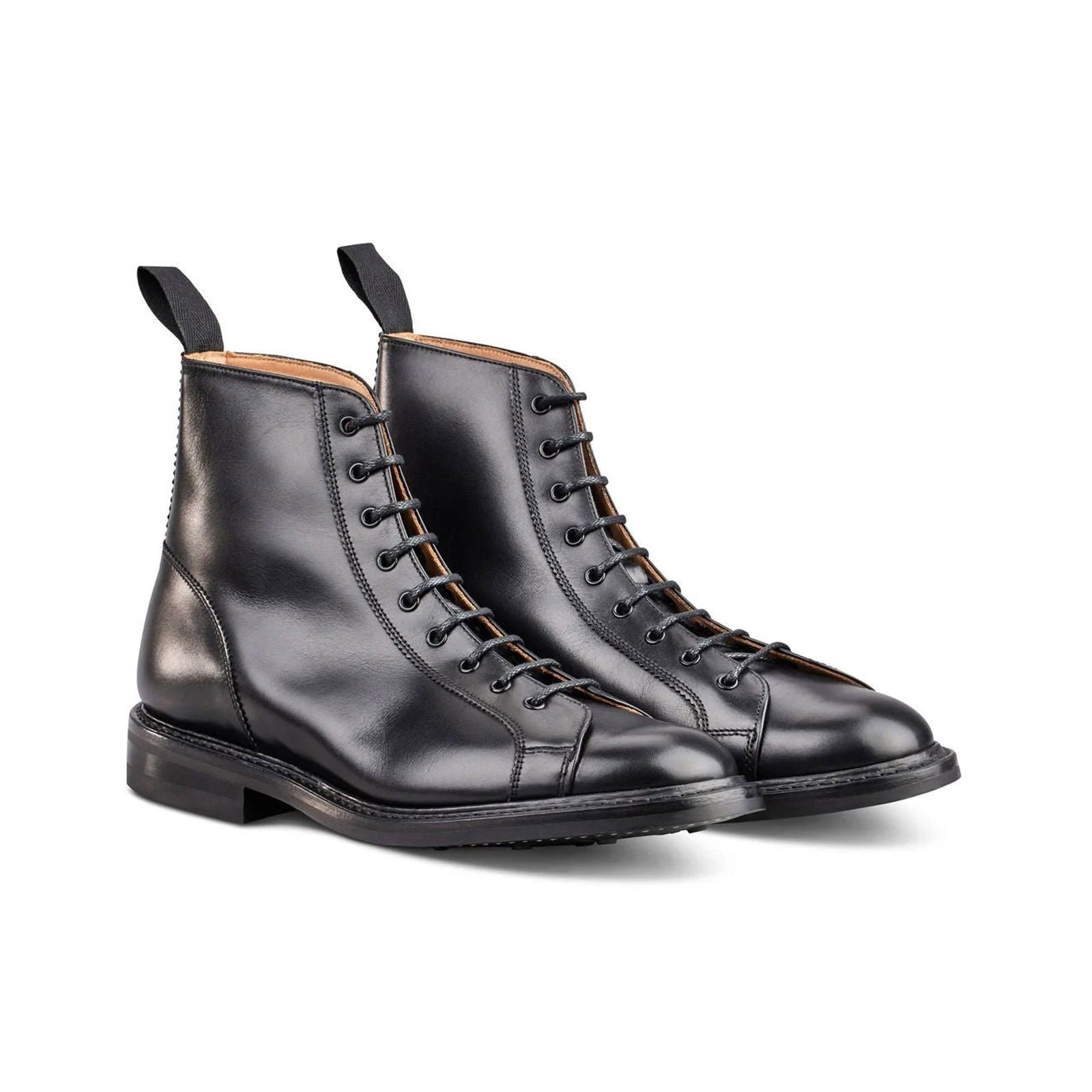 Ethan Monkey Boot Black Calf - Milanese Leather