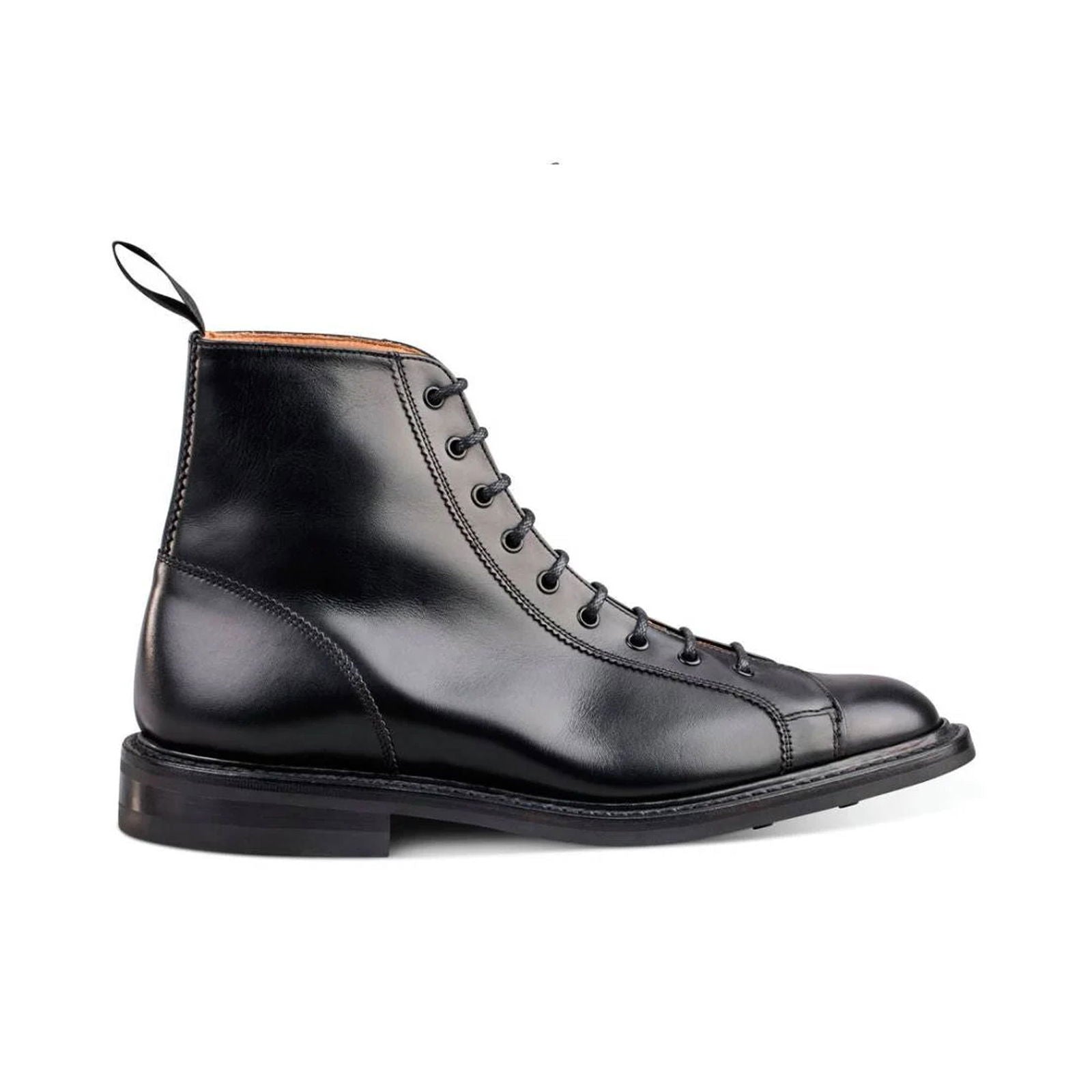 Ethan Monkey Boot Black Calf - Milanese Leather