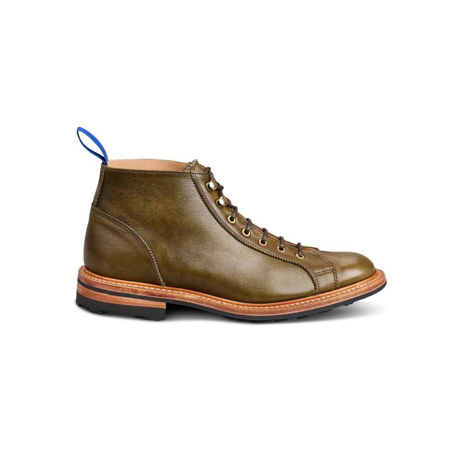 Ethan Monkey Boot Moss Kudu - Milanese Leather
