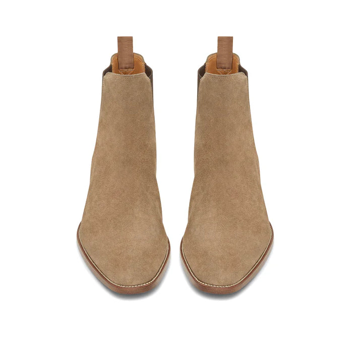 Flora Pugh Chelsea Boots - Milanese Leather
