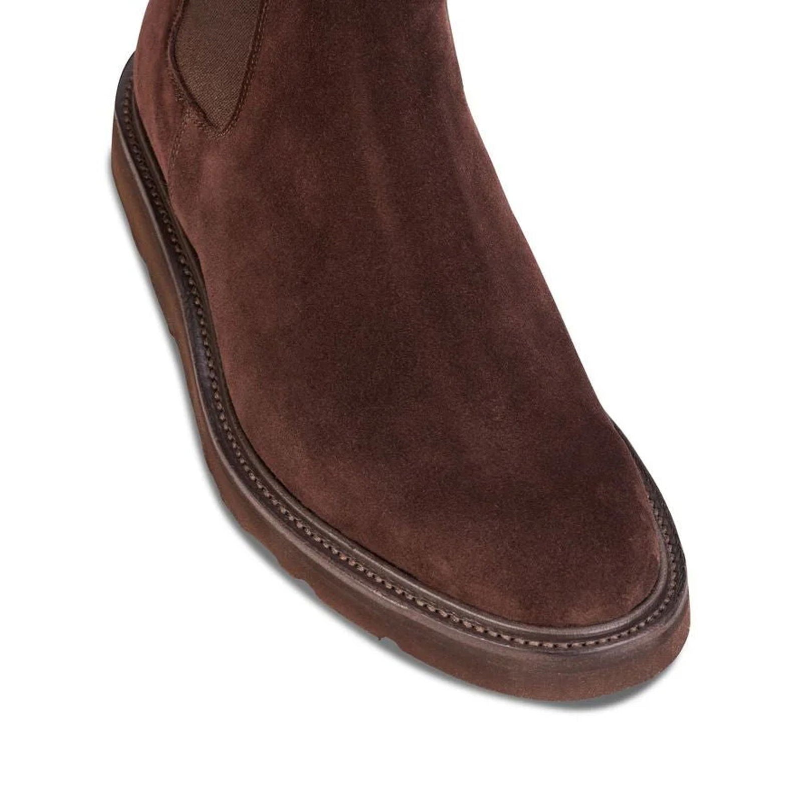 Gigio Jodhpur Boot Coffee Castorino Suede - Milanese Leather