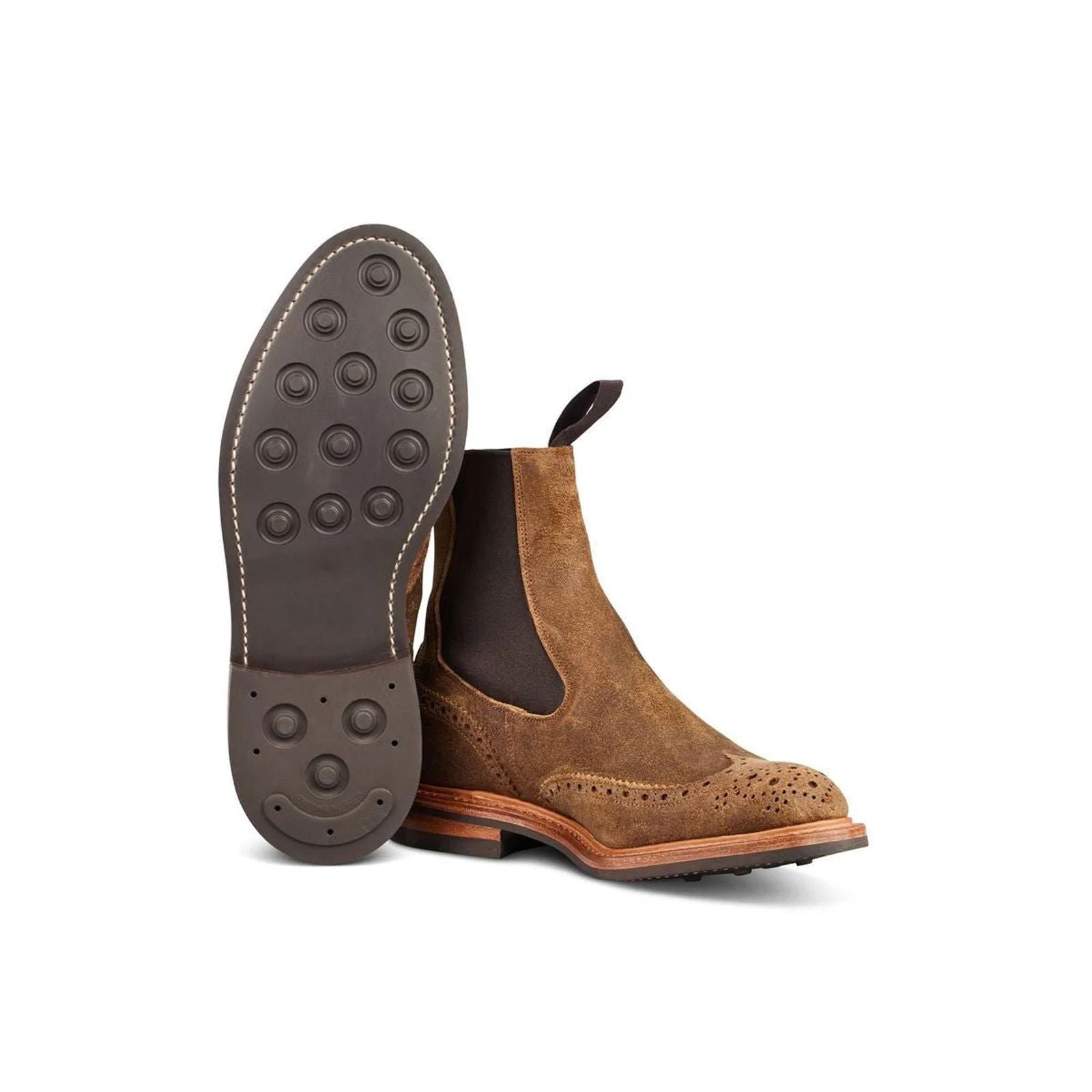 Henry Boot Peanut Reverse Suede - Milanese Leather