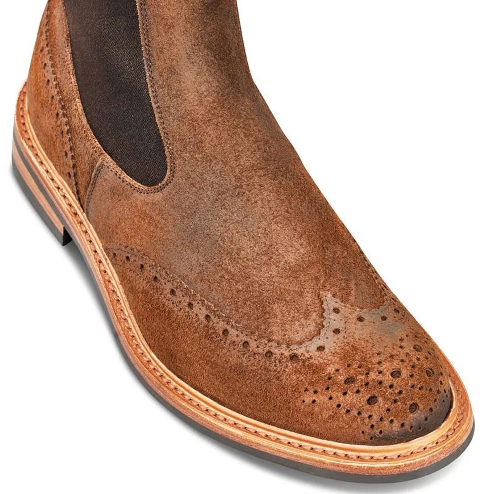 Henry Boot Snuff Reverse Suede - Milanese Leather