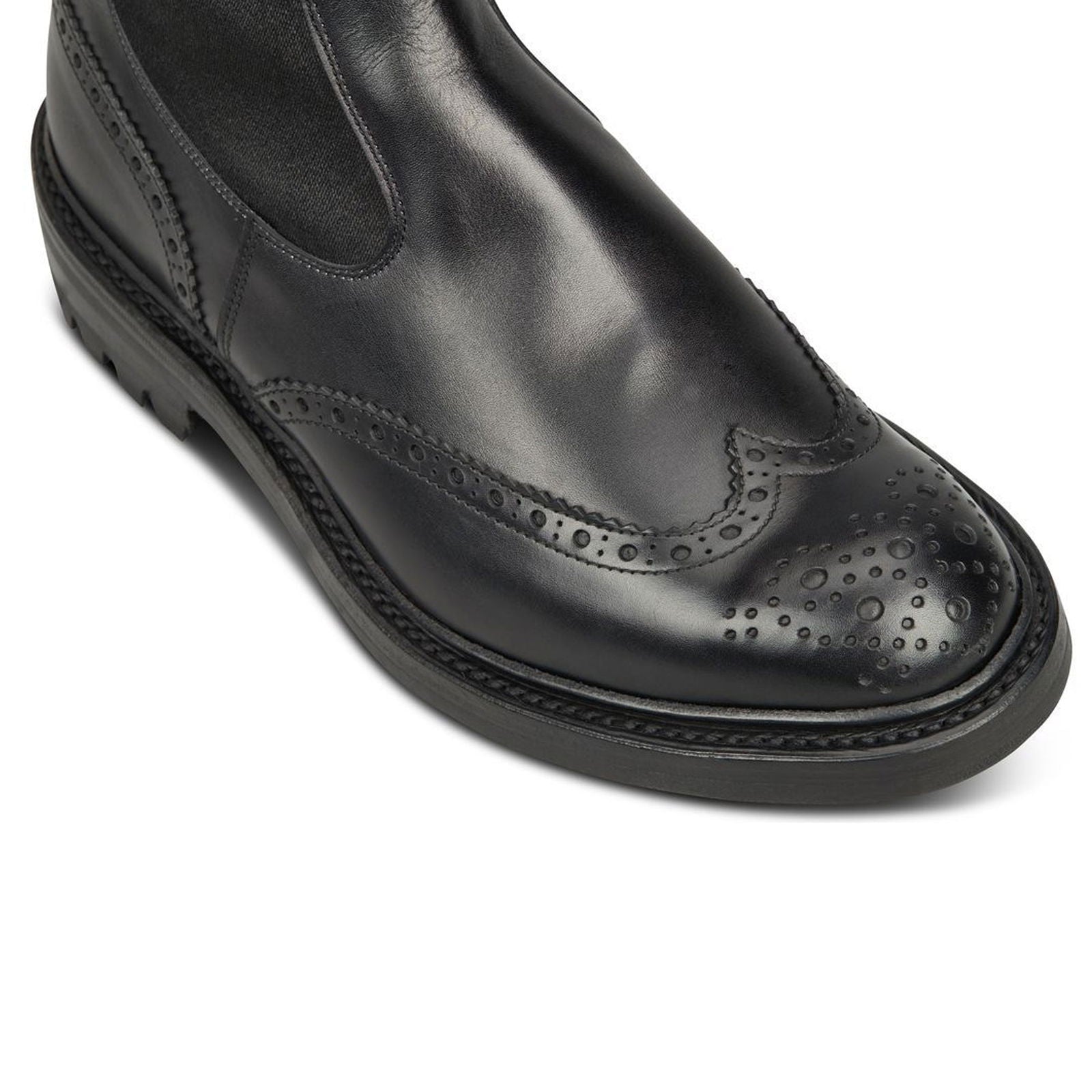 Henry Dealer Boot Black Calf - Milanese Leather
