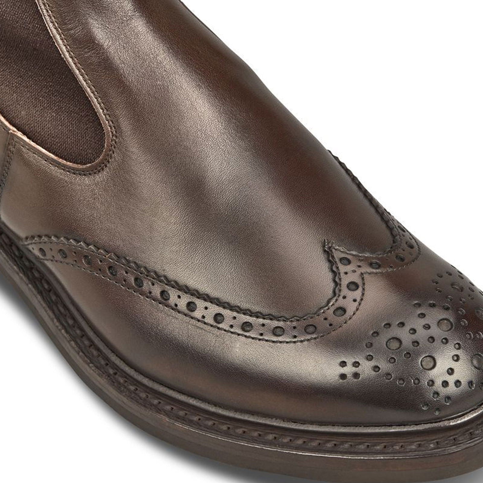 Henry Dealer Boot Espresso Burnished - Milanese Leather