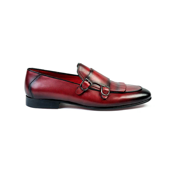 Ignacio Noble Monk Loafers Shoes - Milanese Leather