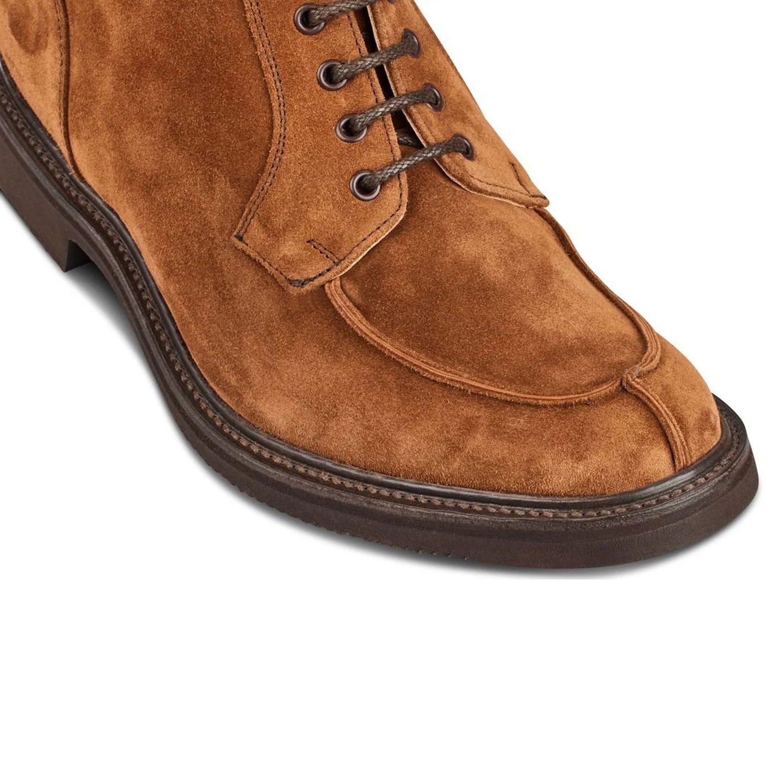 Lawrence Apron Front Derby Boot Cubana Suede - Milanese Leather