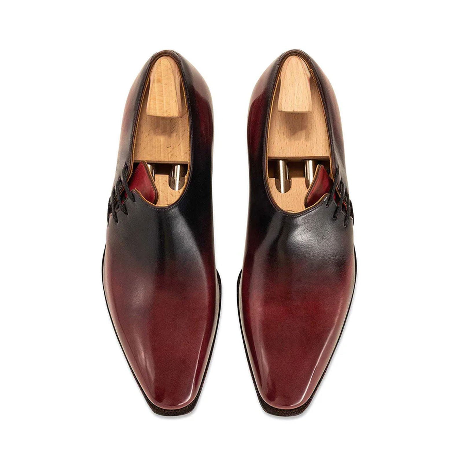 Lie De Vin Lateral Lace Calf Leather - Milanese Leather