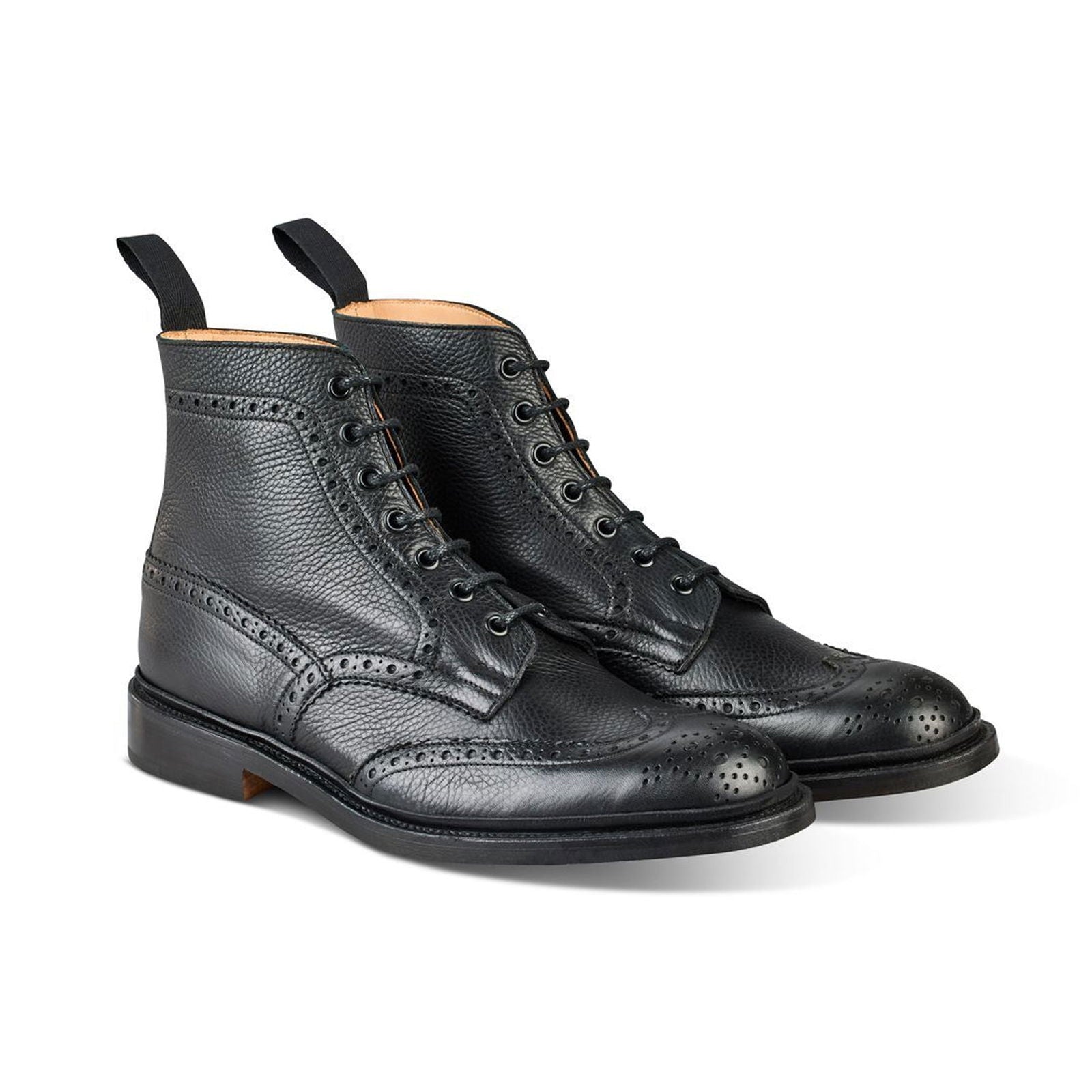 Lightweight Stow Boot Black Muflone - Milanese Leather