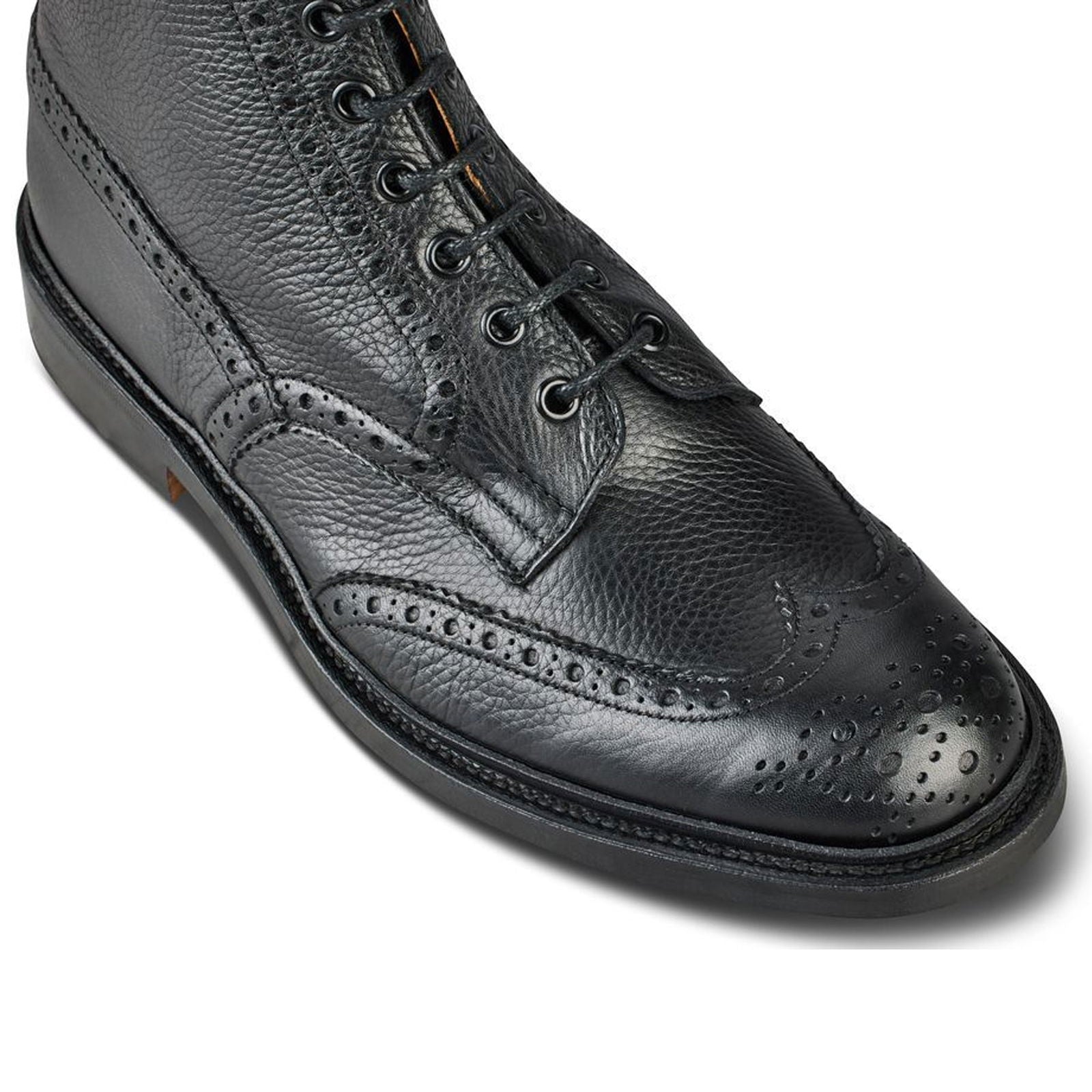 Lightweight Stow Boot Black Muflone - Milanese Leather