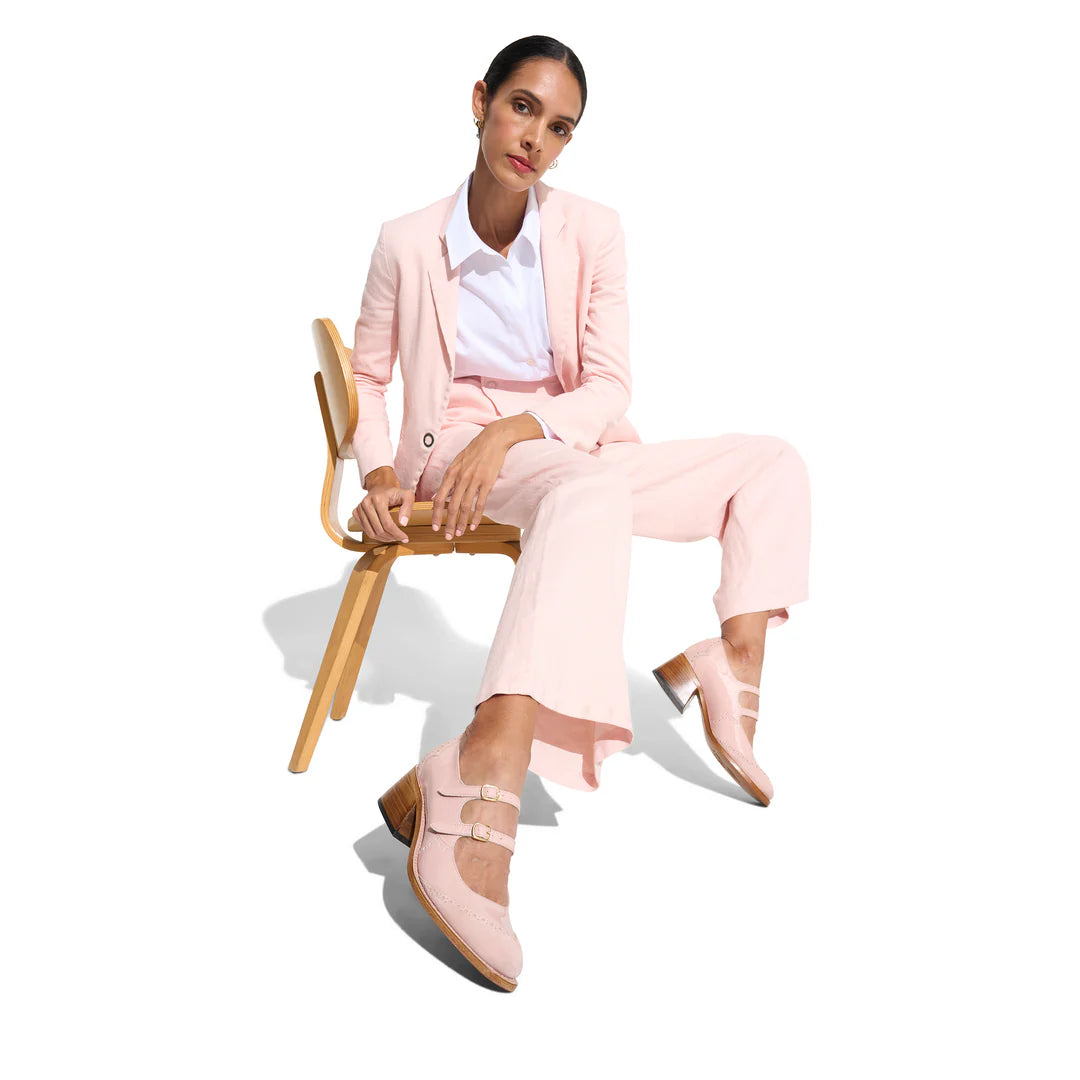 Miss Amelie Mary Jane Mochi - Milanese Leather