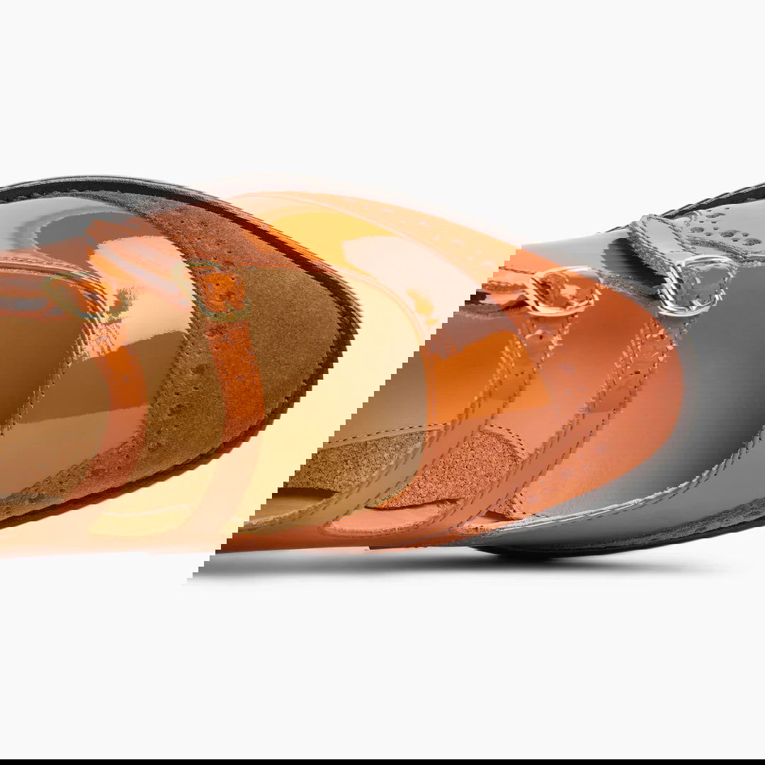 Miss Amelie Mary Jane Sienna - Milanese Leather