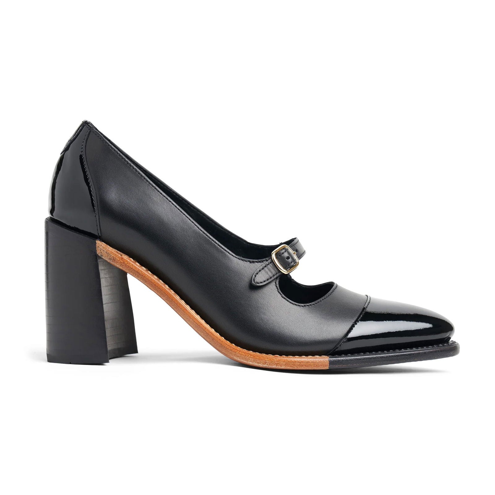 Miss Eliza High Heel Black - Milanese Leather
