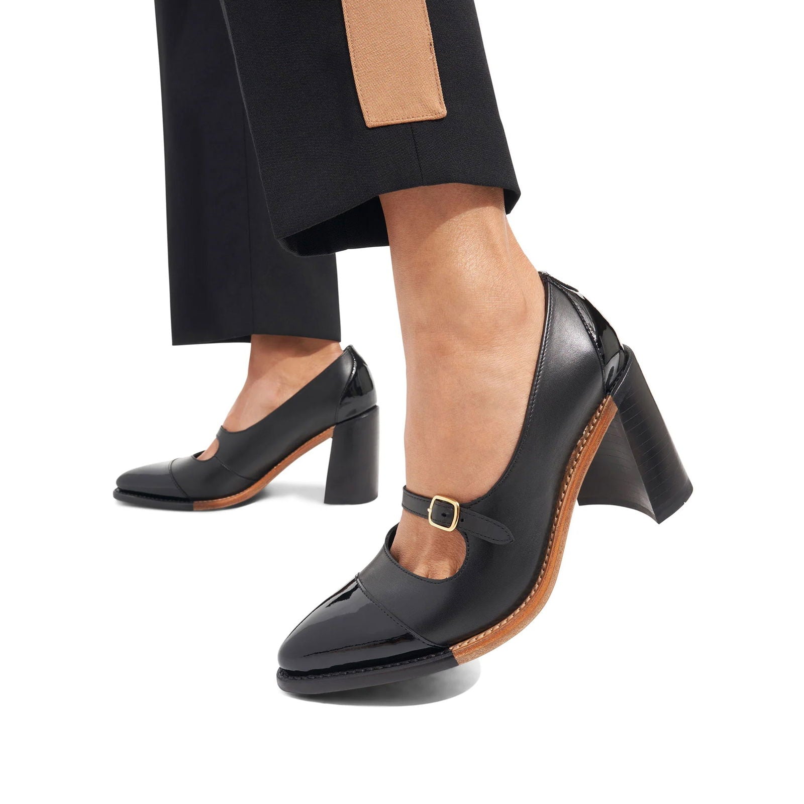 Miss Eliza High Heel Black - Milanese Leather