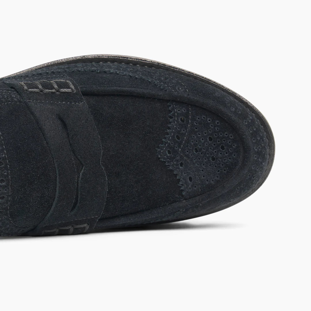 Miss Emma Mule Black Suede - Milanese Leather