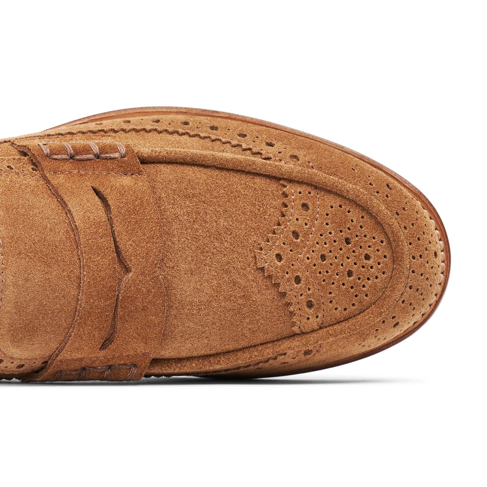 Miss Emma Mule Cognac Suede - Milanese Leather