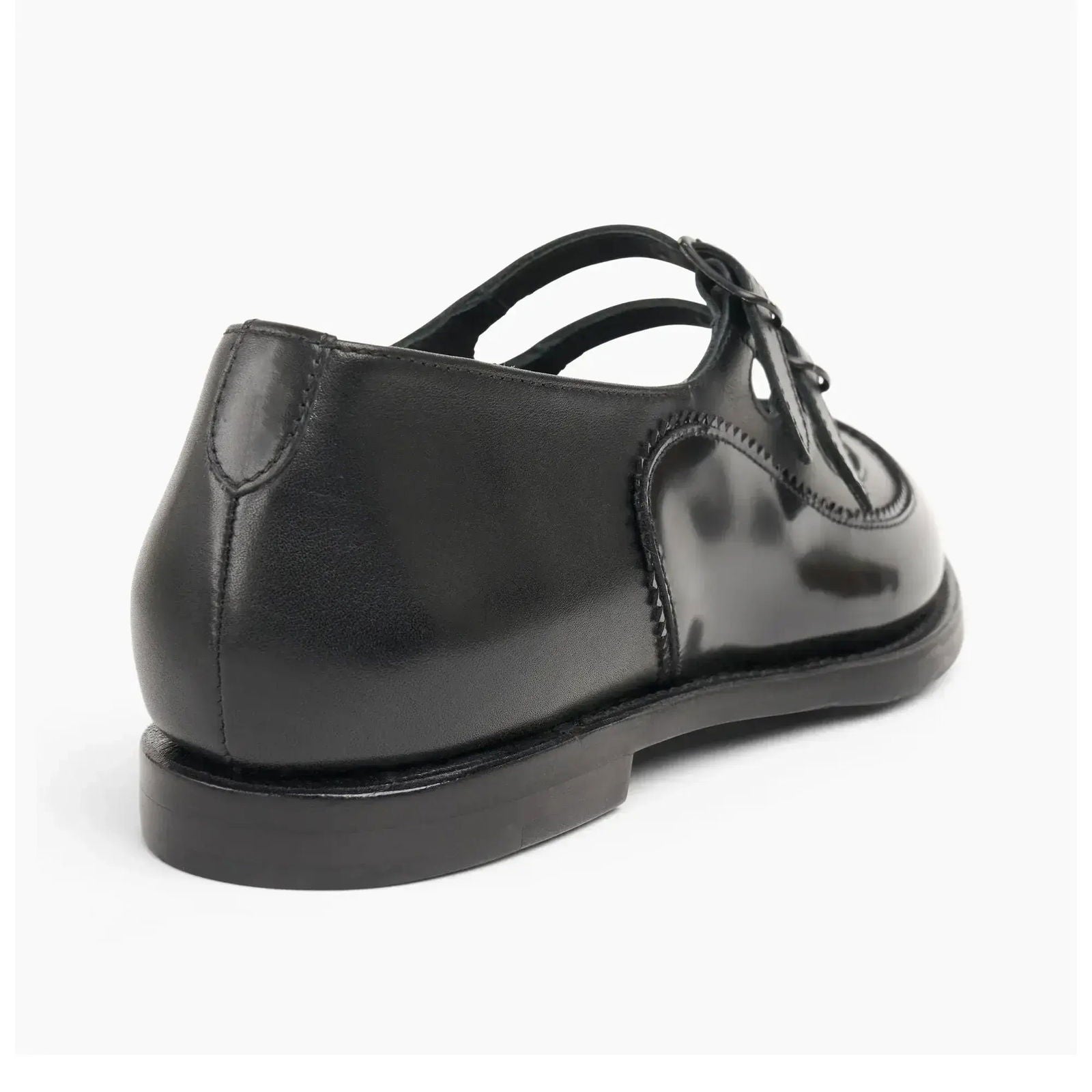 Miss Margo Mary Jane Black - Milanese Leather