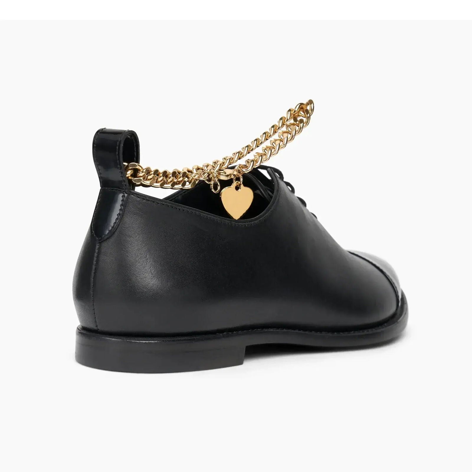 Ms. Charlize Oxford Black - Milanese Leather