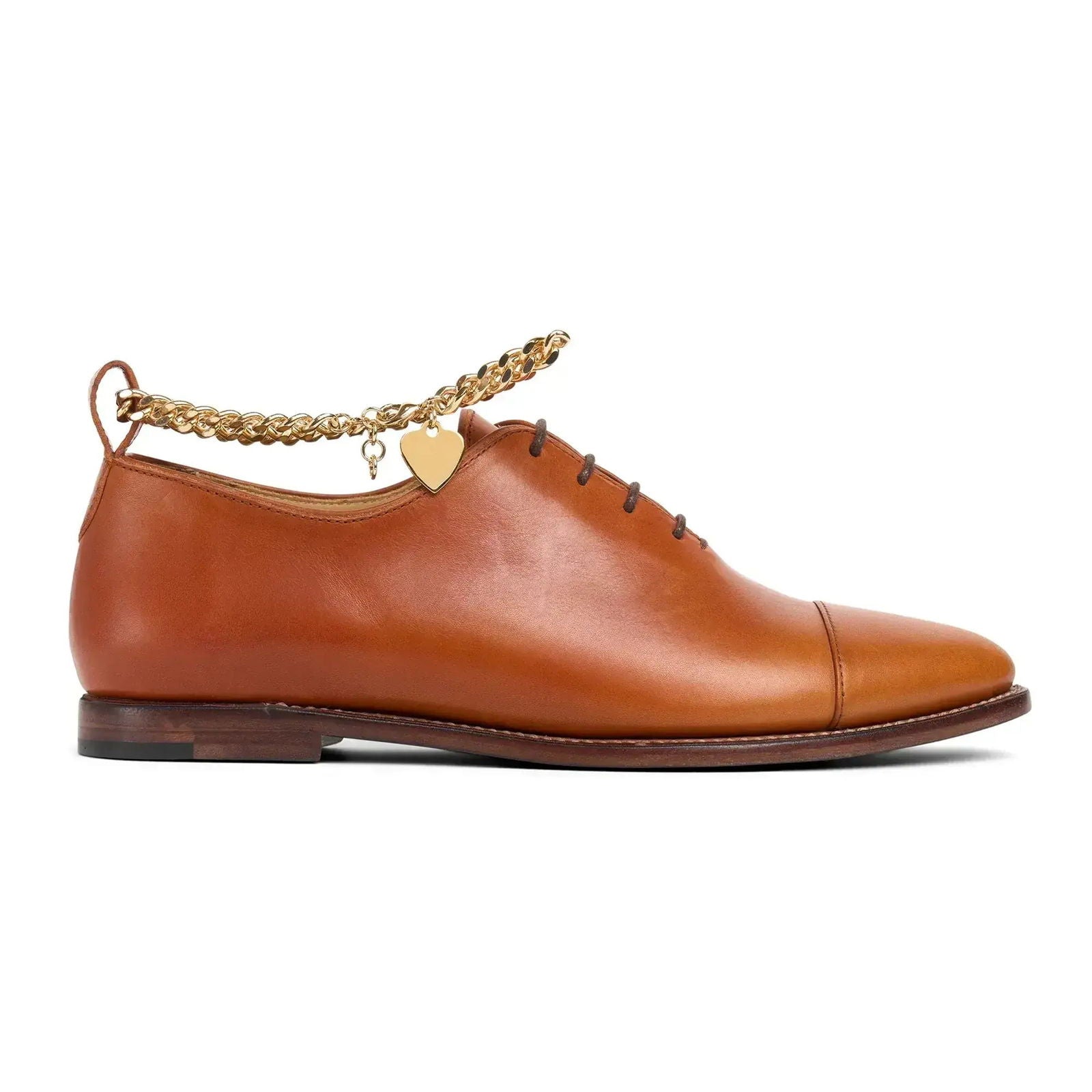 Ms. Charlize Oxford Brown - Milanese Leather