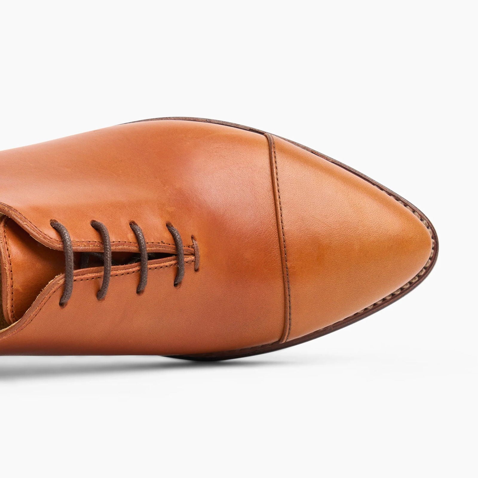 Ms. Charlize Oxford Brown - Milanese Leather