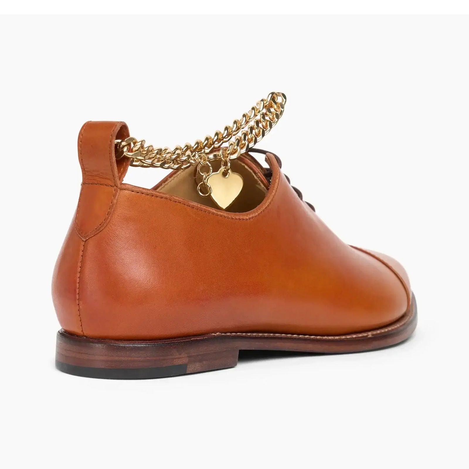 Ms. Charlize Oxford Brown - Milanese Leather