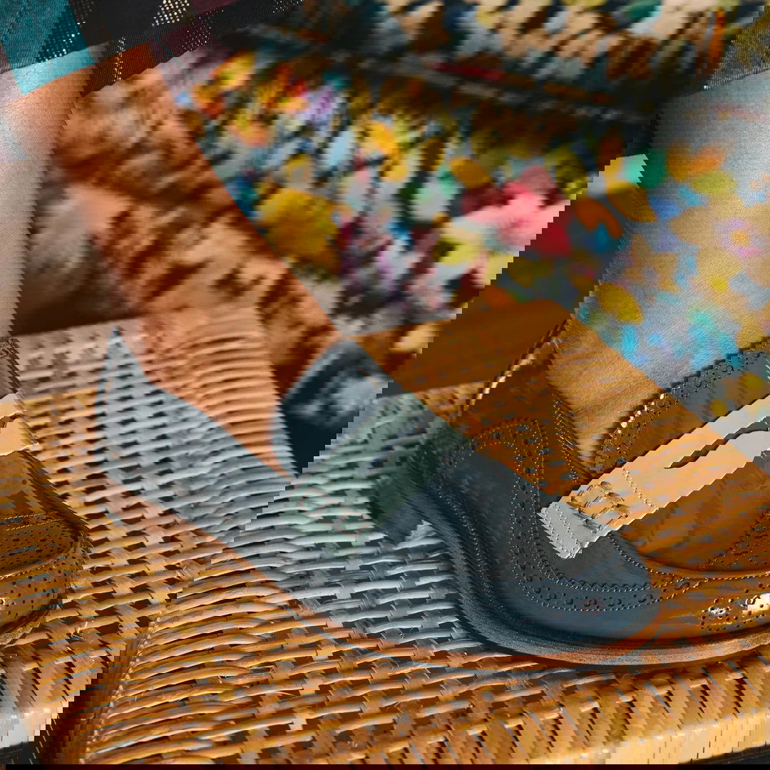 Ms. Charlotte Loafer Teal - Milanese Leather