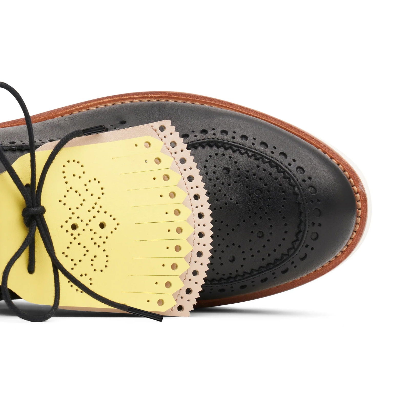 Ms. Elaine Oxford Black - Milanese Leather