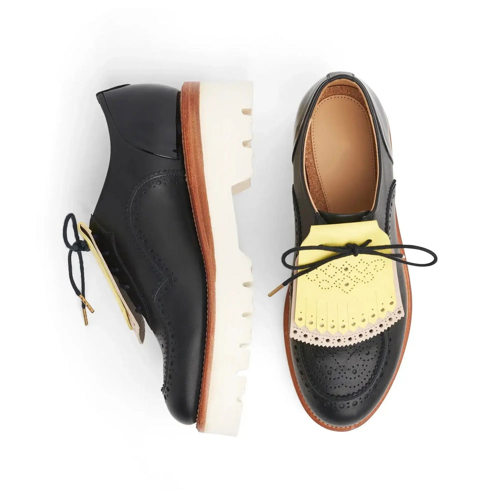 Ms. Elaine Oxford Black - Milanese Leather