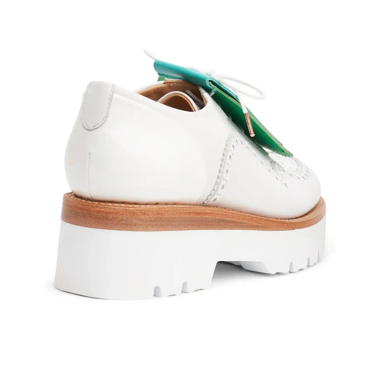 Ms. Elaine Oxford White - Milanese Leather