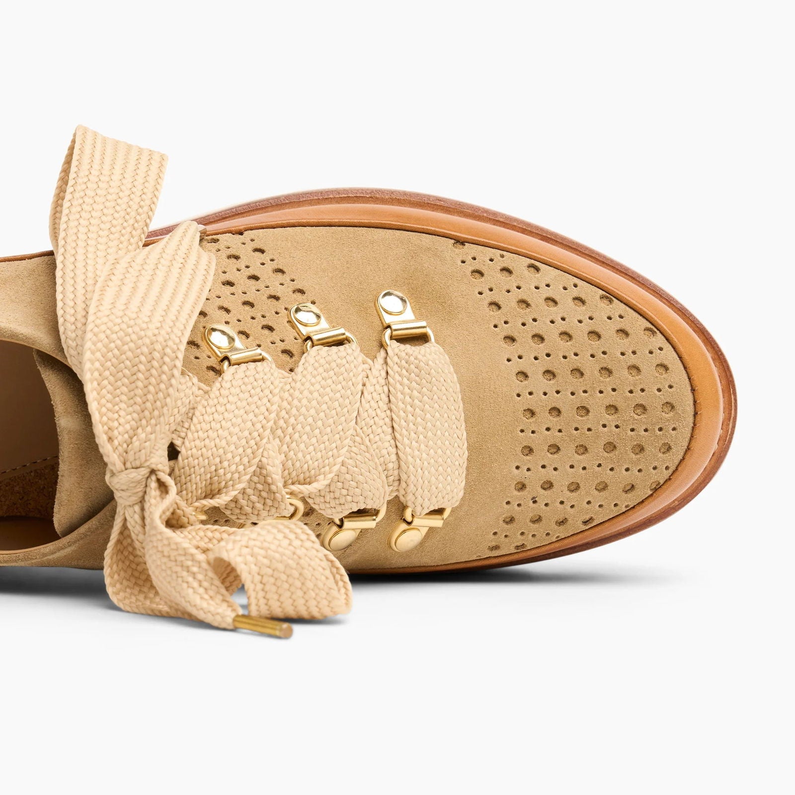 Ms. Josephine Oxford Tan - Milanese Leather