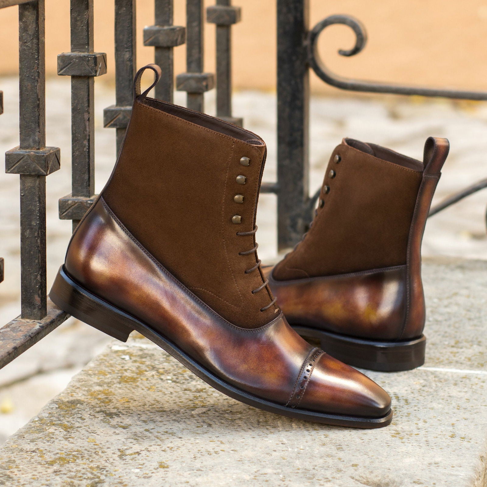 Patina Balmoral Boots DARIAN - Milanese Leather