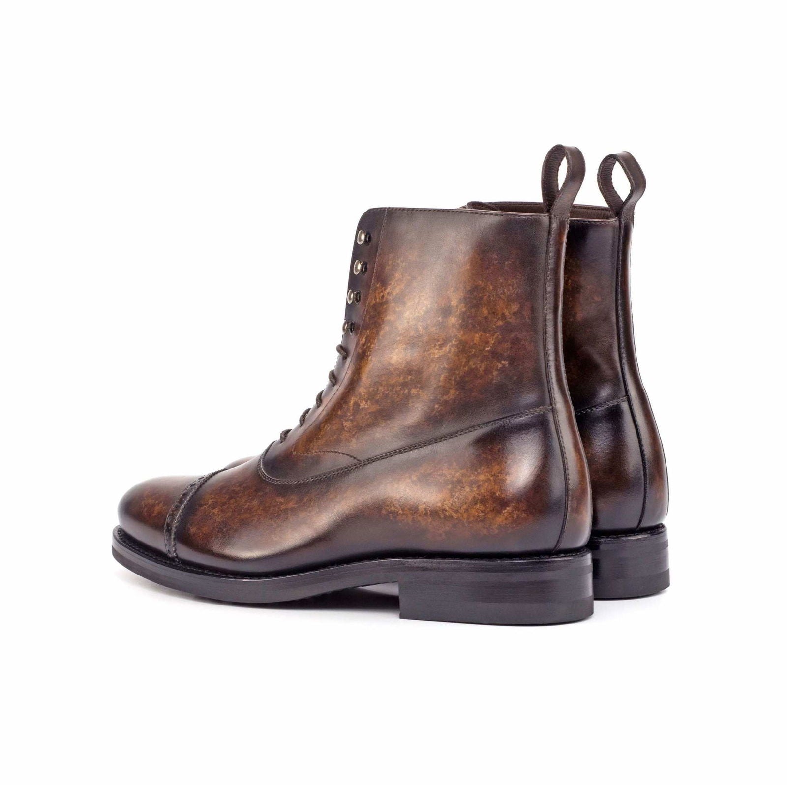 Patina Balmoral Boots FOOTMAN - Milanese Leather