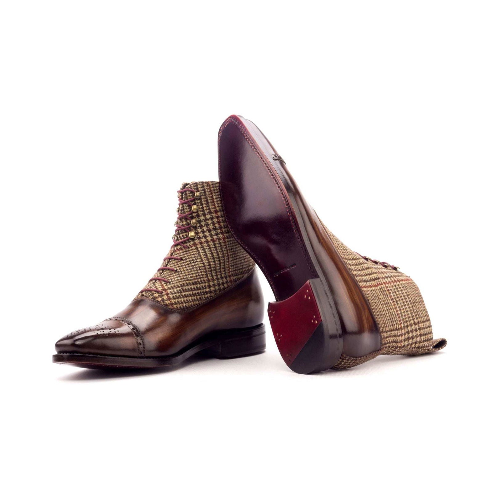 Patina Balmoral Boots ROBERTO - Milanese Leather