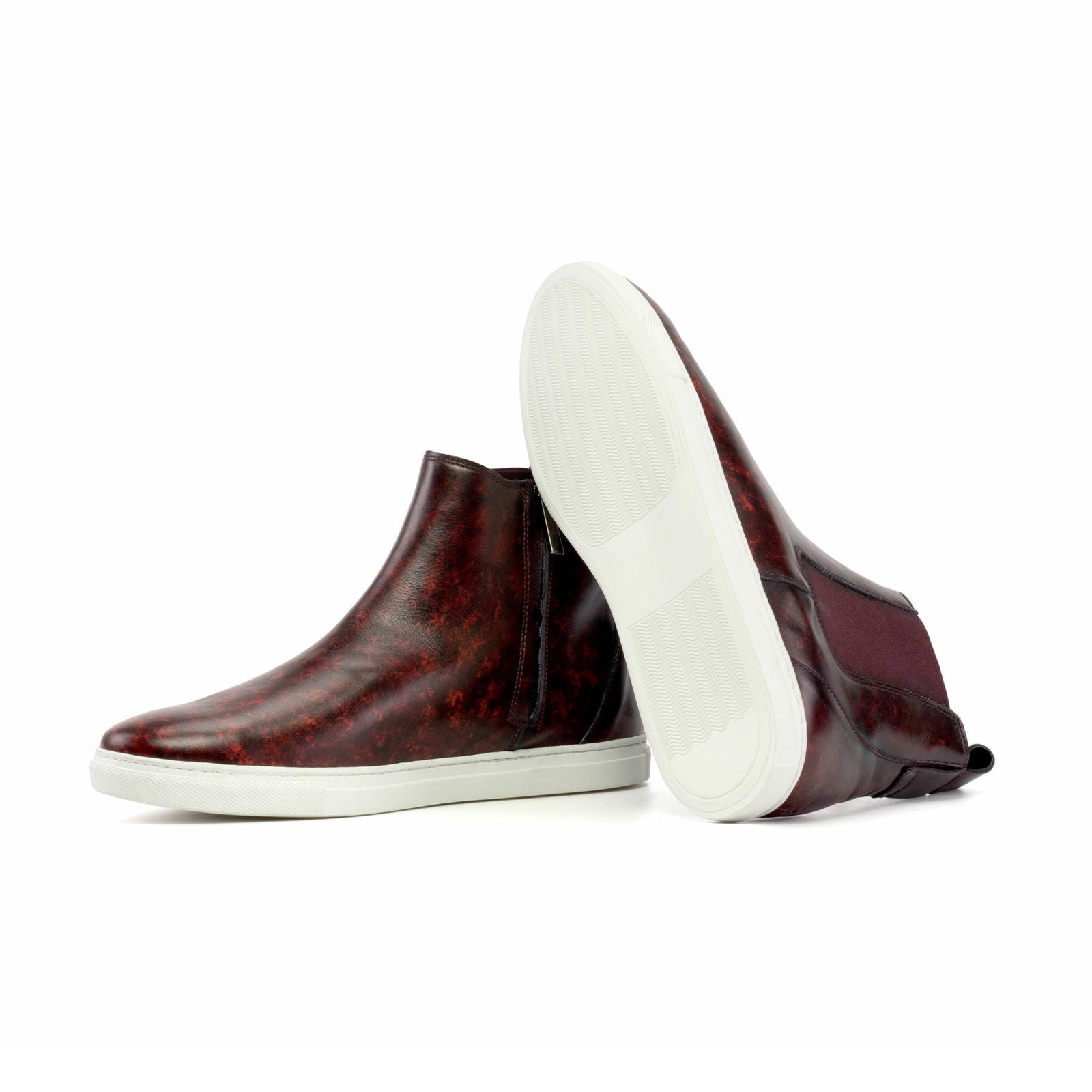 Patina Chelsea Sneaker Boots MARTY - Milanese Leather