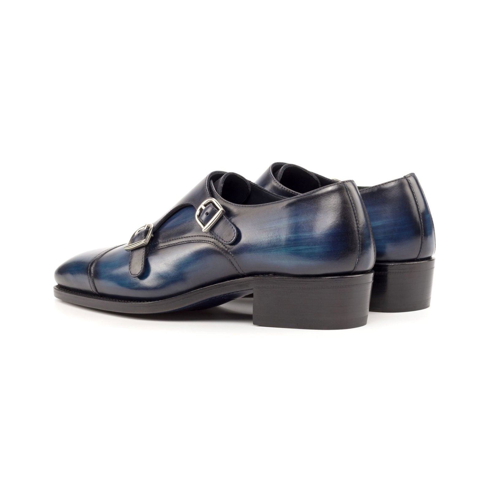 Patina Double Monk Shoes MAYARI - Milanese Leather