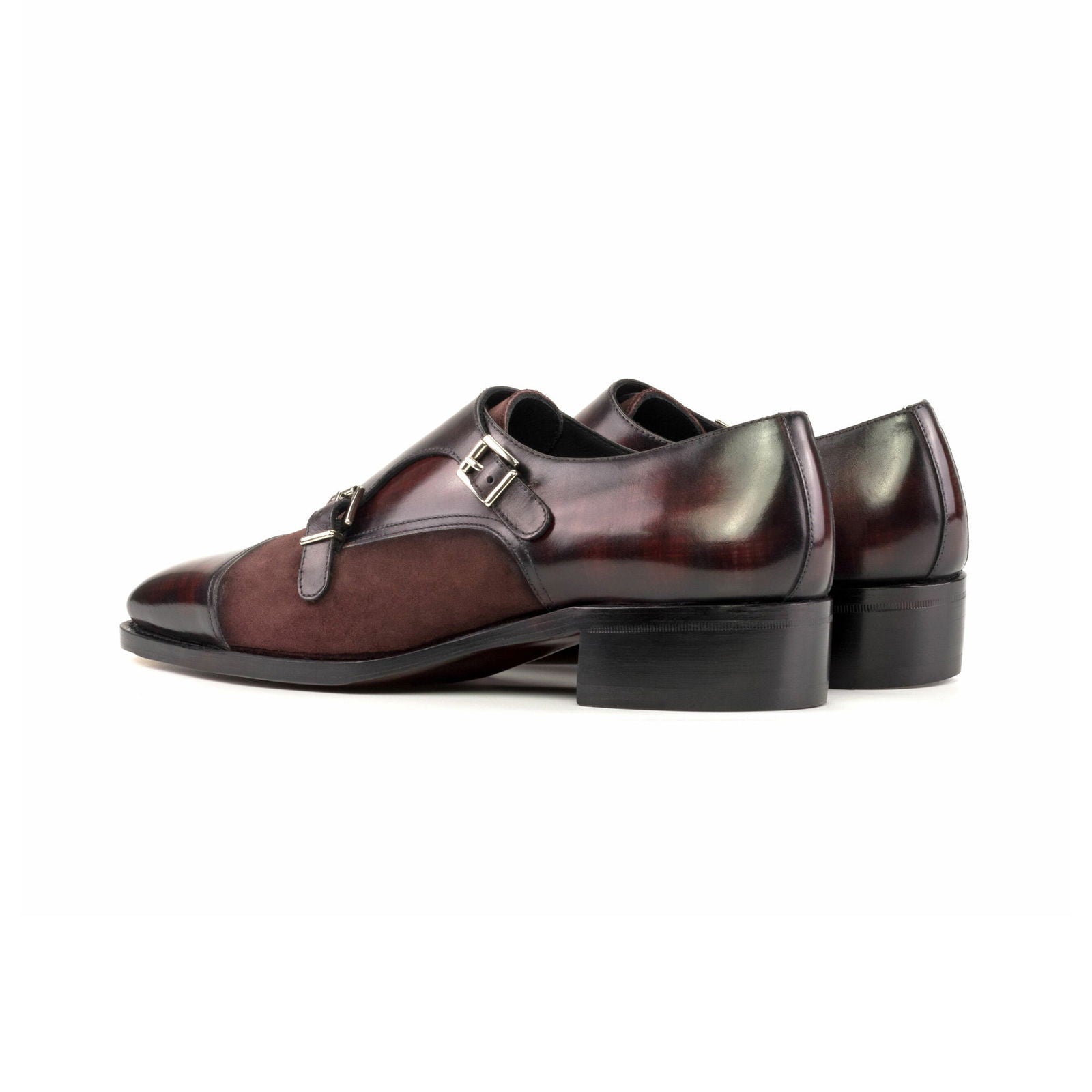 Patina Double Monk Shoes OHARA - Milanese Leather