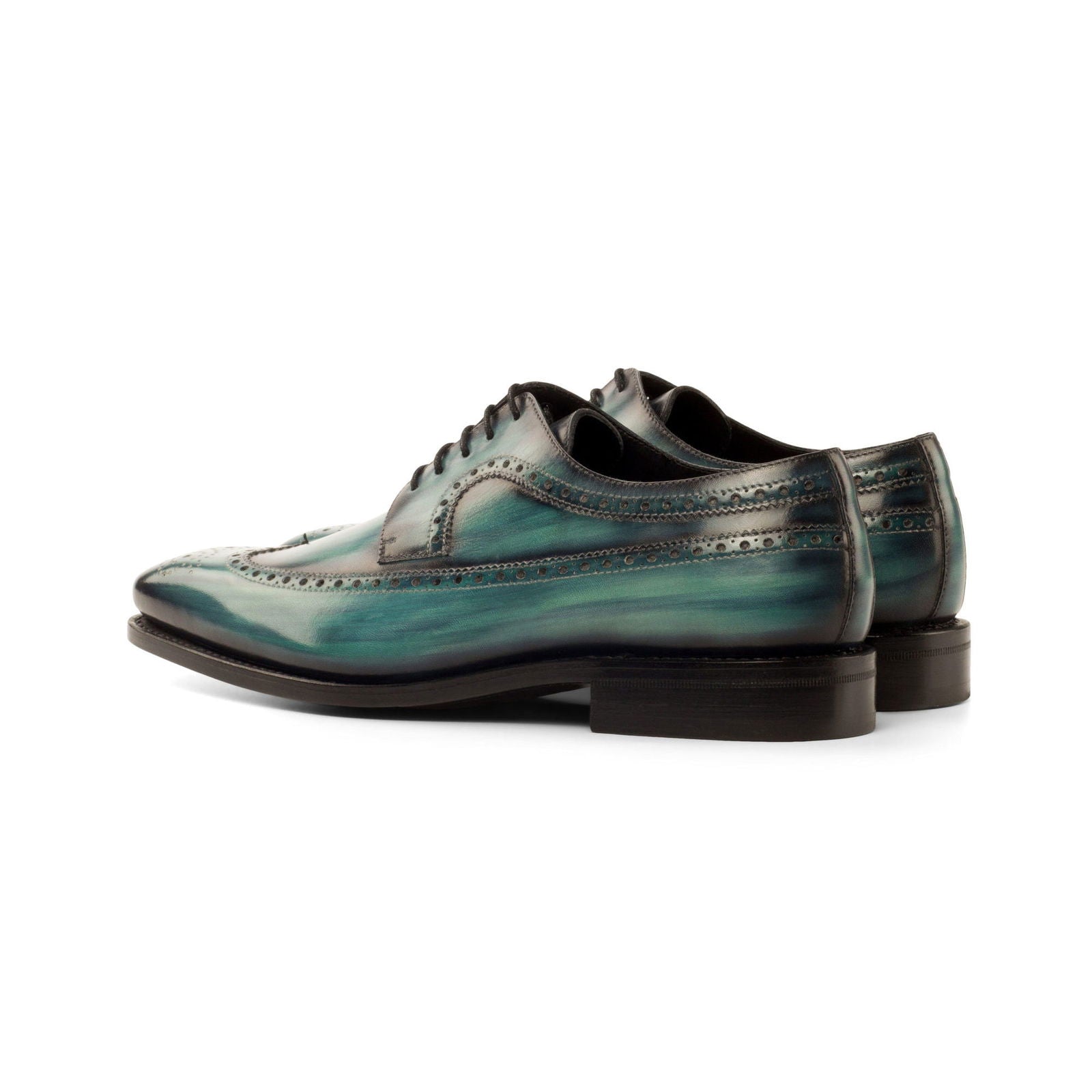 Patina Longwing Blucher Shoes ANTONIO - Milanese Leather