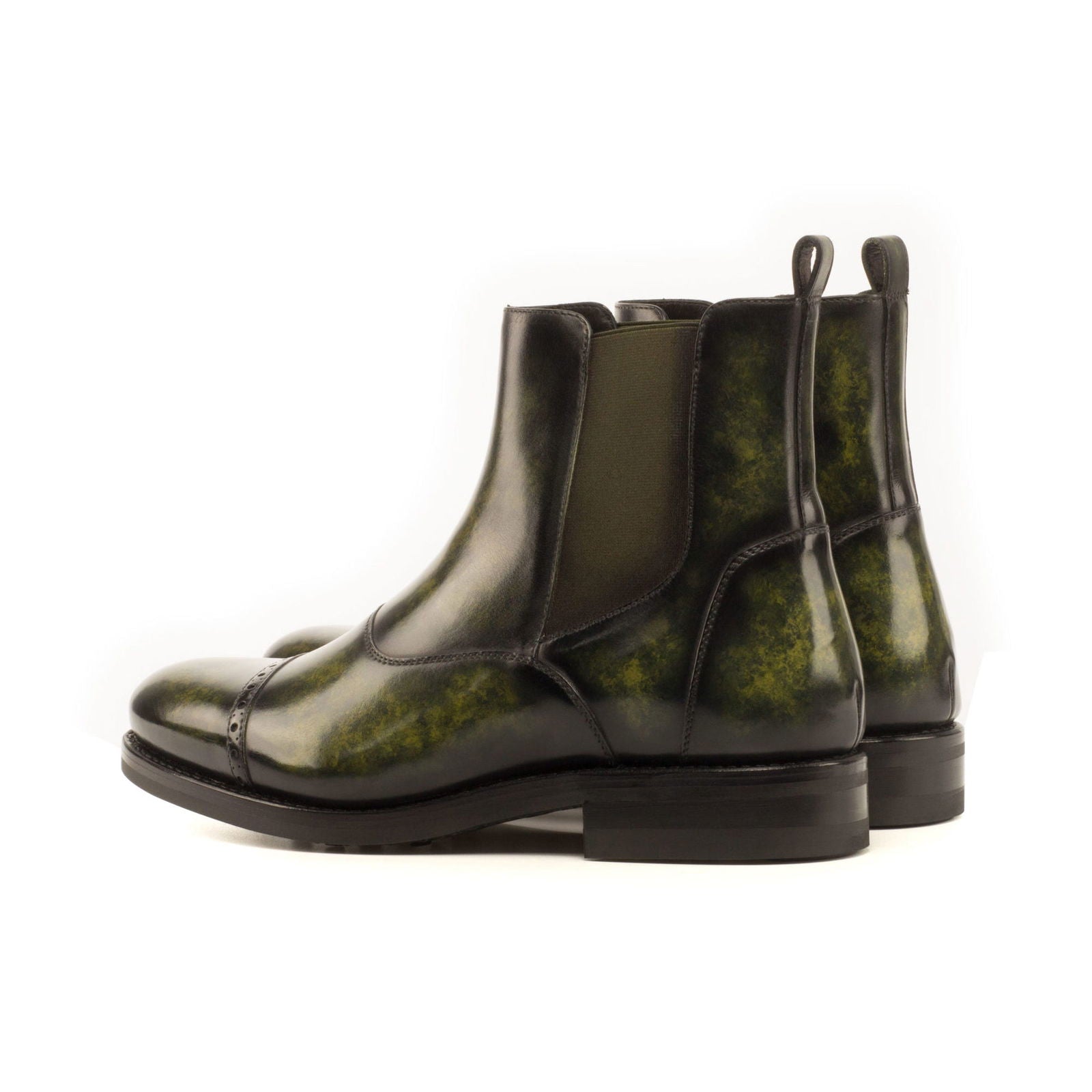 Patina Multi-Panel Chelsea Boots KRAMER - Milanese Leather