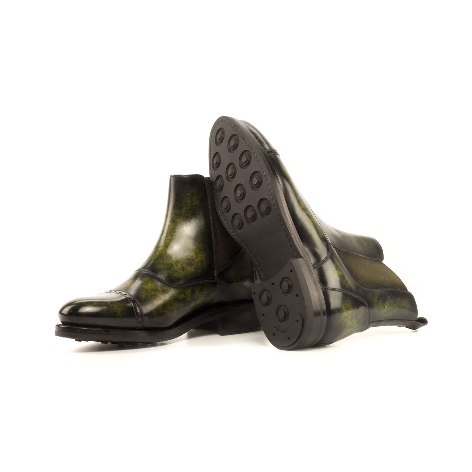 Patina Multi-Panel Chelsea Boots KRAMER - Milanese Leather