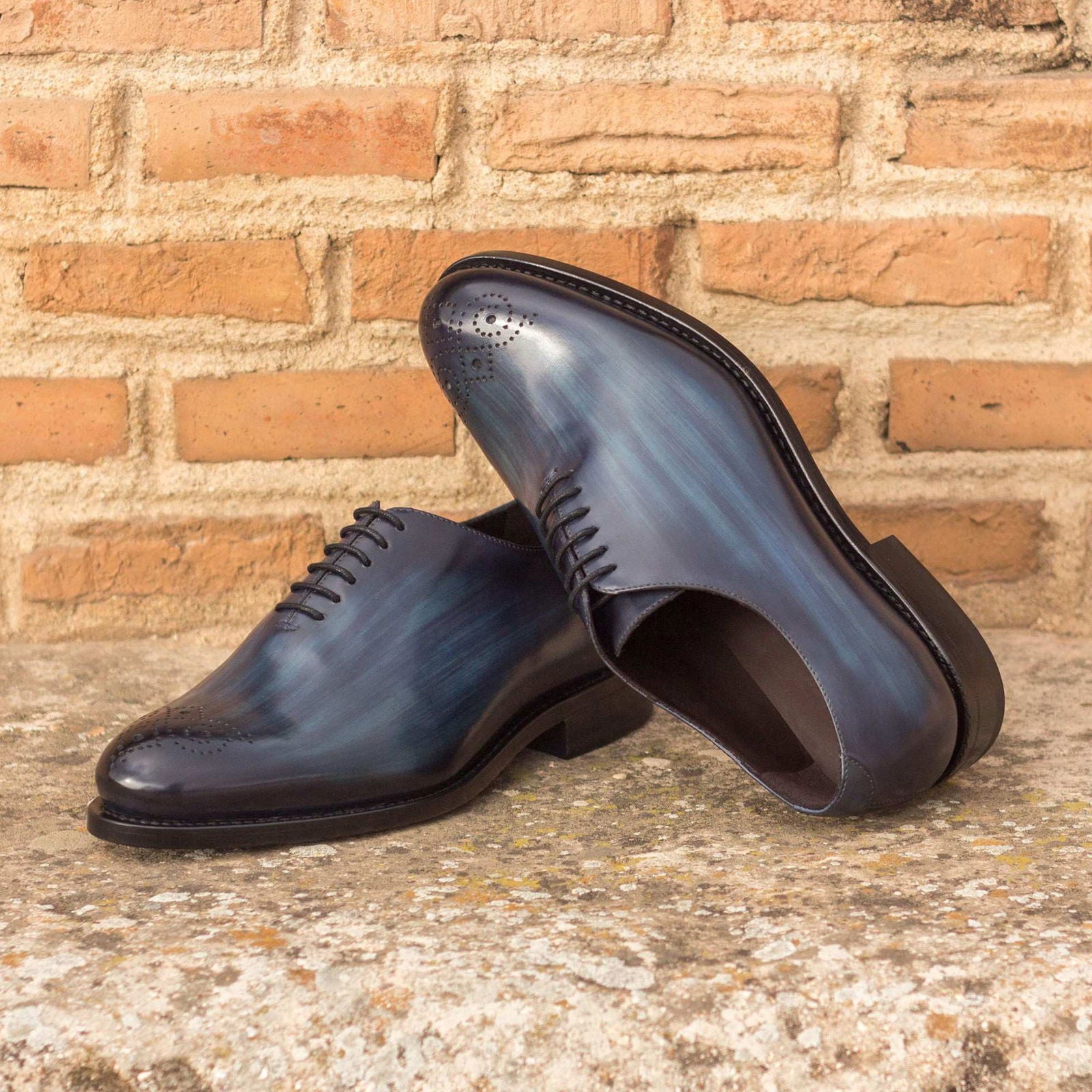 Patina WhPatina WholeCut Shoes ANGELO - Milanese Leather