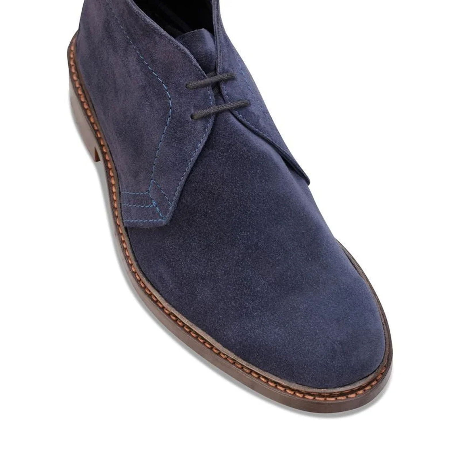 Polo Boot Navy Castorino Suede - Milanese Leather
