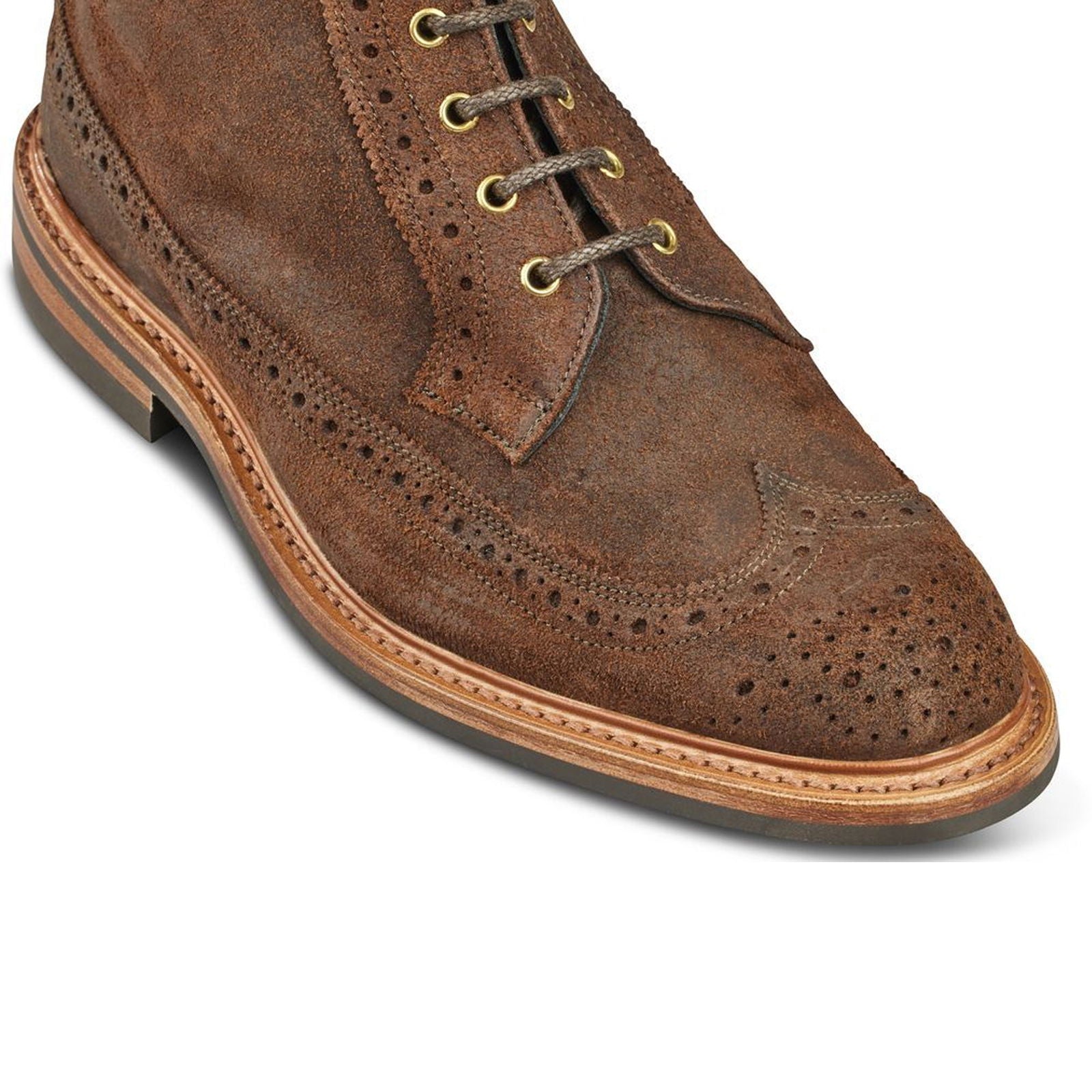 Simon Longwing Ridge Reverse Suede - Milanese Leather