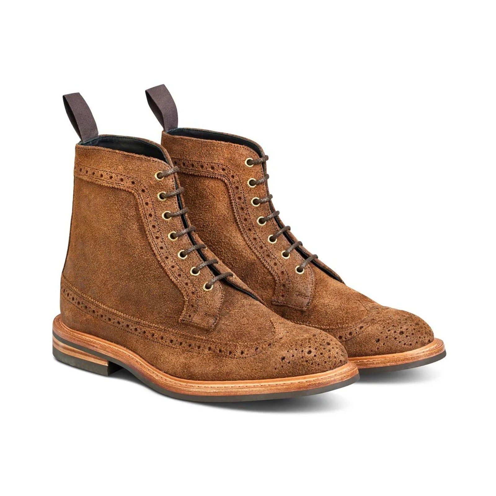 Simon Longwing Snuff Repello Suede - Milanese Leather