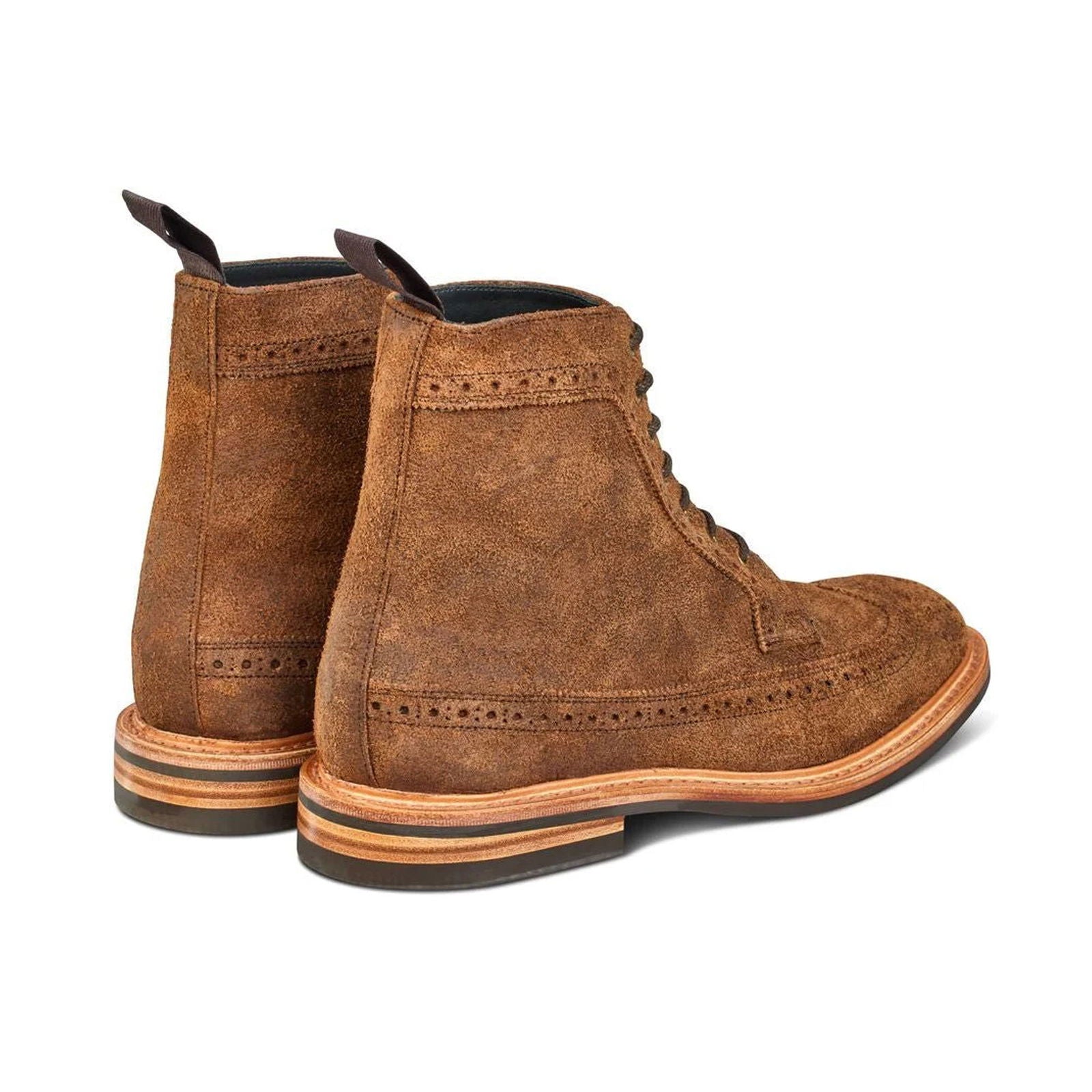 Simon Longwing Snuff Repello Suede - Milanese Leather