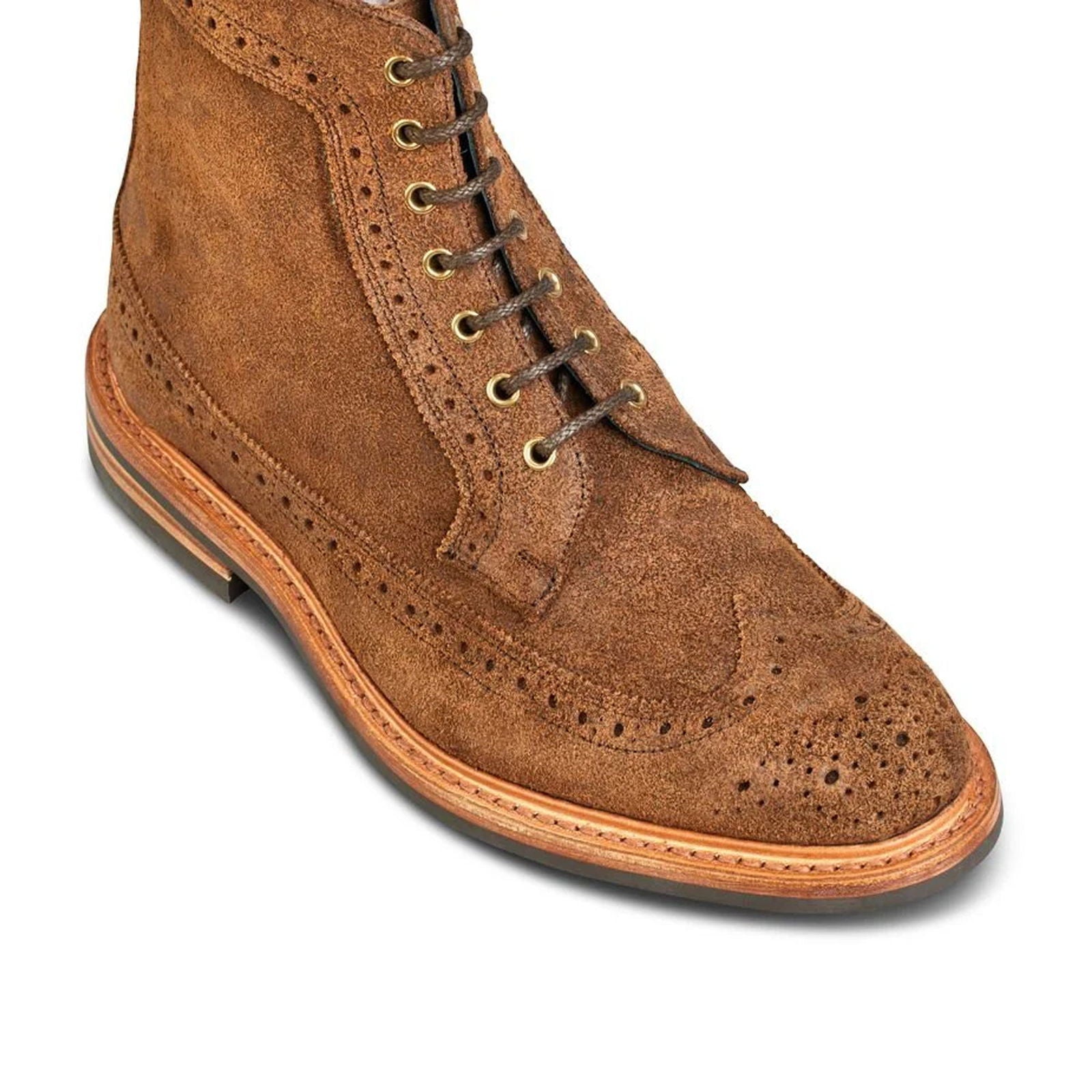 Simon Longwing Snuff Repello Suede - Milanese Leather